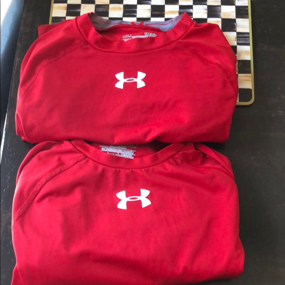 UA compression shirt- boys